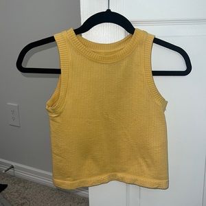 AURA brand cropped tank top size M/L